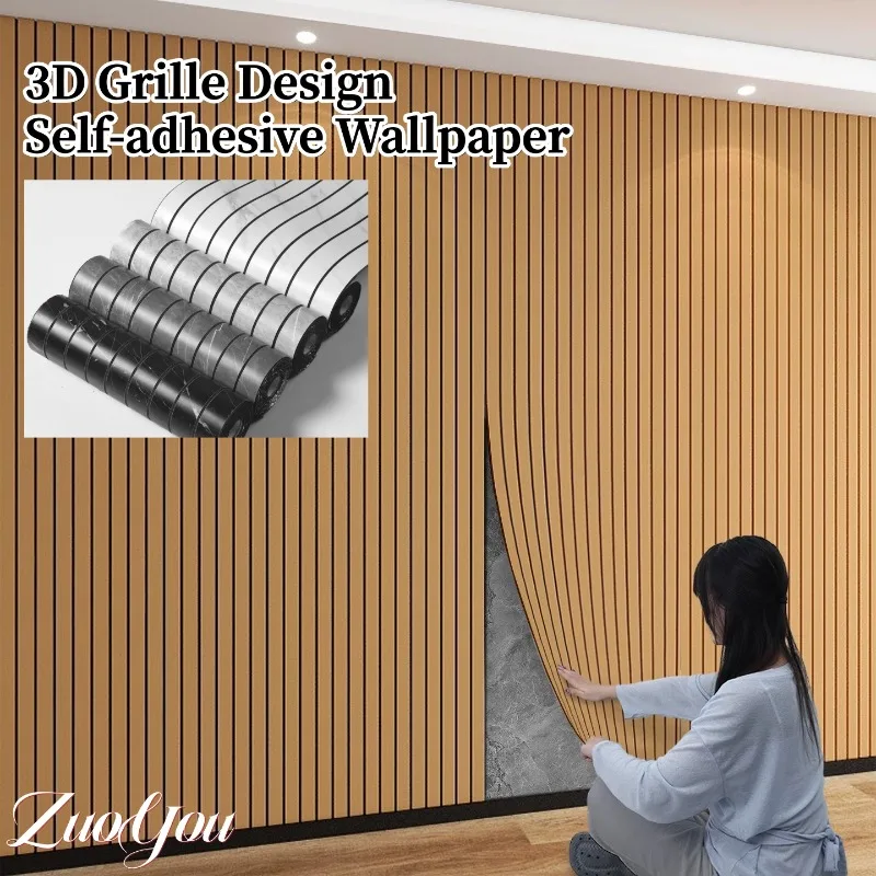 

Self-adhesive Wallpaper for Wall Cladding Thicken Peel&Stick Wall Panels Bedroom Living Room Home Decor SXP Foam Wall Stickers