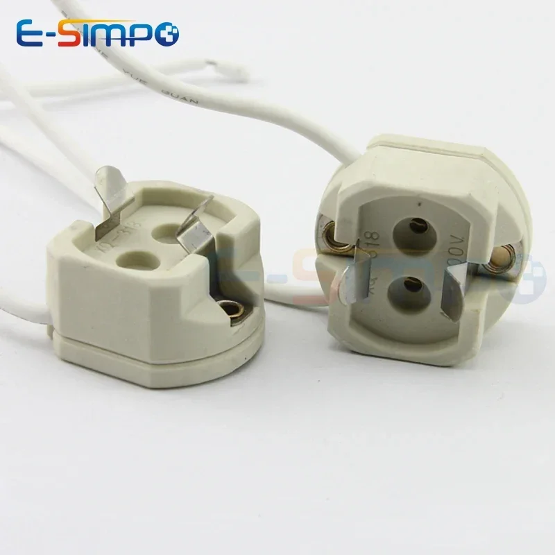 

Ceramic G12 Lamp Holder HID LED Socket Light Socket adapter 750V 4A 1500W 5KV Bulb base Porcelain High Temperature Resistant