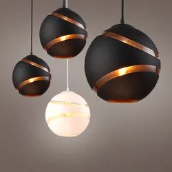 Nordic Pendant Lights Modern Glass Ball Hanglamp For Bedroom Dining Room Bar Decor Loft Luminaire Suspension E27 Light Fixtures