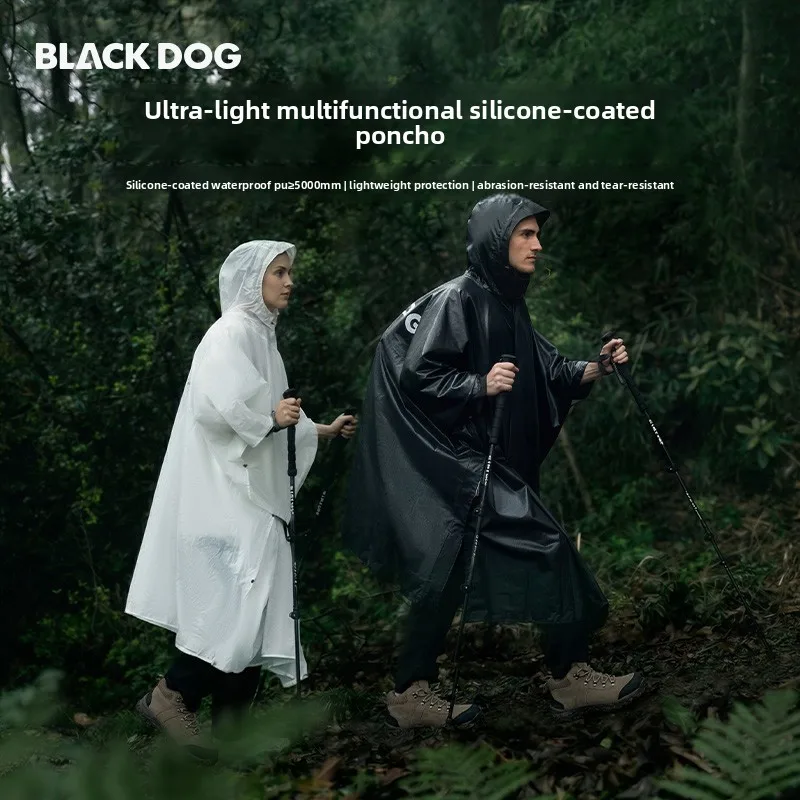 

Blackdog Explorer 3-in-1 Tactical Raincoat:keeps your outdoor hiking gear dry can also be converted into a groundsheet or canopy