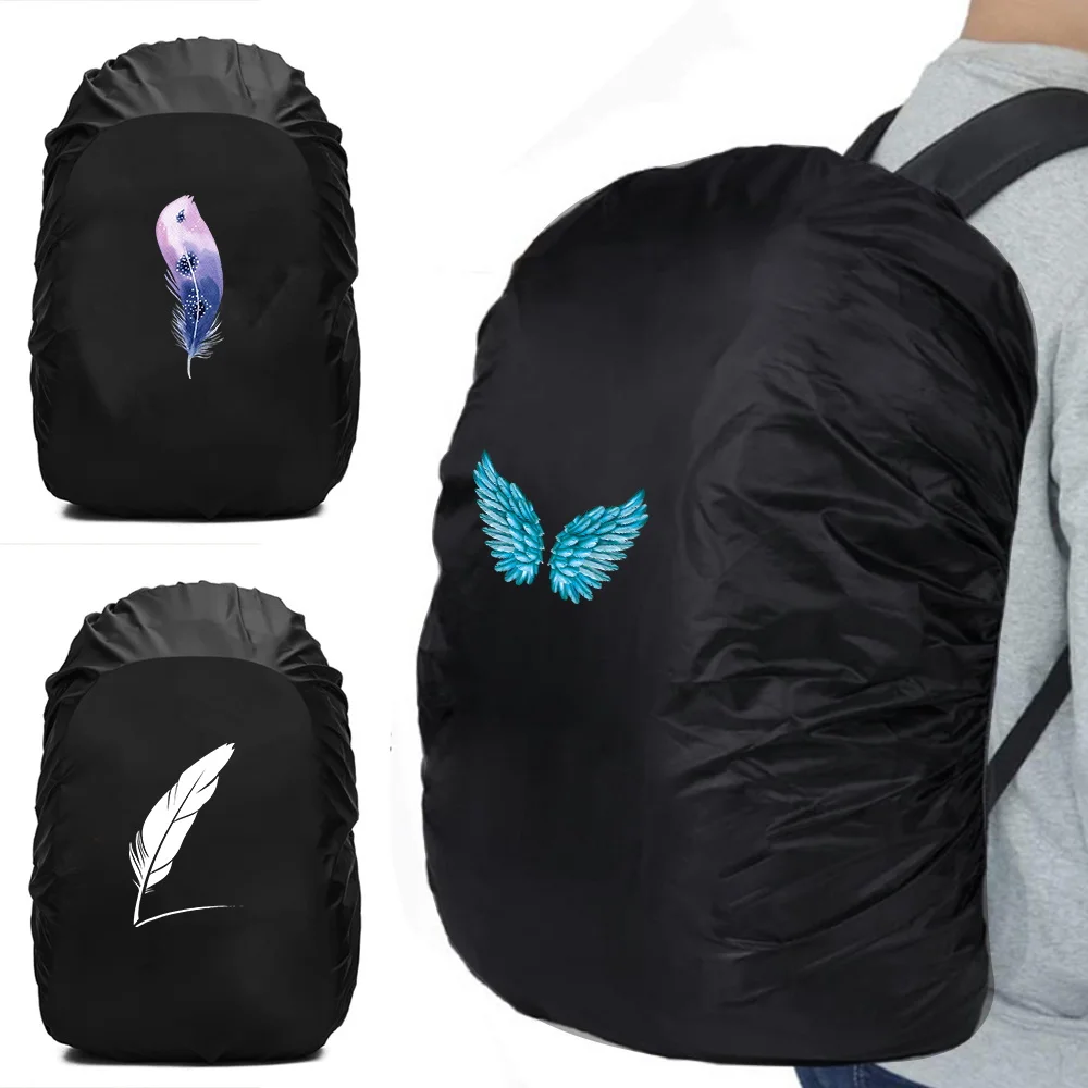 

Backpack Rain Cover Waterproof Outdoor Sport Back Pack Dustproof Cover Raincover Case Bag 20-70L Protection Cover Feather series