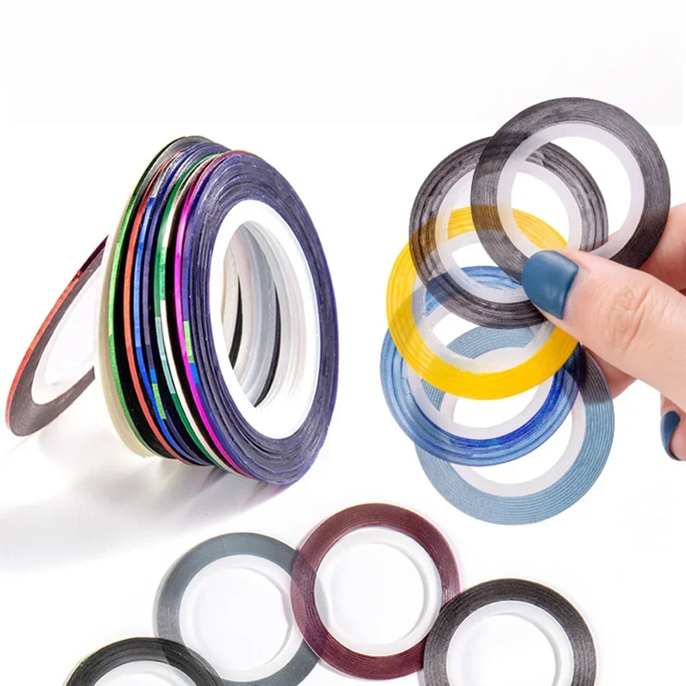 10 قطع مختلط اللون مسمار شريطية احباط نصائح مسمار الفن زينة الشارات مجموعة DIY 3D مسمار الفن لوازم #5