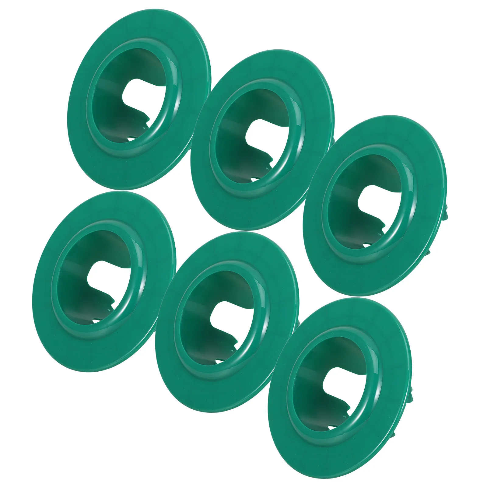 6PCS Irrigation Sprinkler Head Protective Cover Garden Covers For Outside Concrete Donuts Heads Plastic System Protector