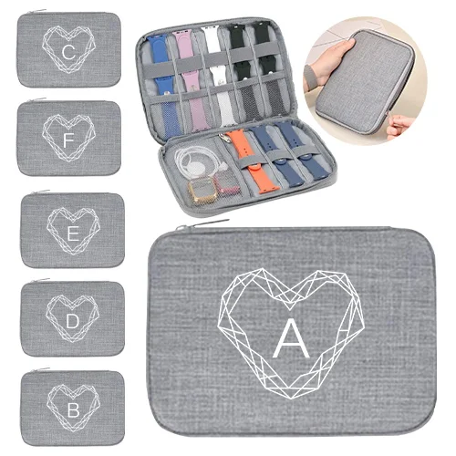 

Multi Grid Strap Storage Bag Scratch Resistant and Wear-resistant Business Dial Protection Bag Portable for Travel