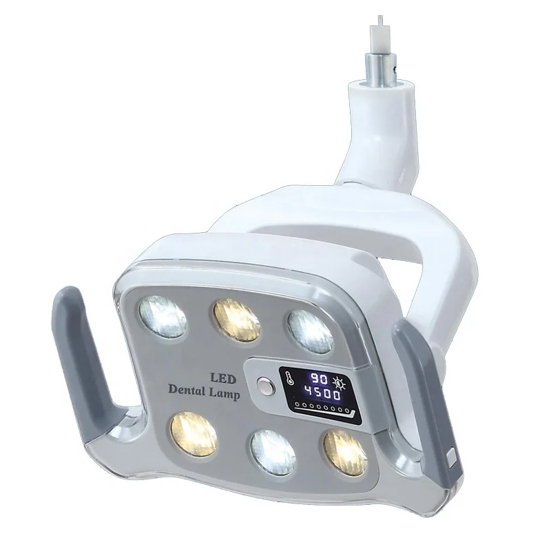 Dental Six LEDs Dual Color Touch Screen with Digital LED Display Oral Lamp
