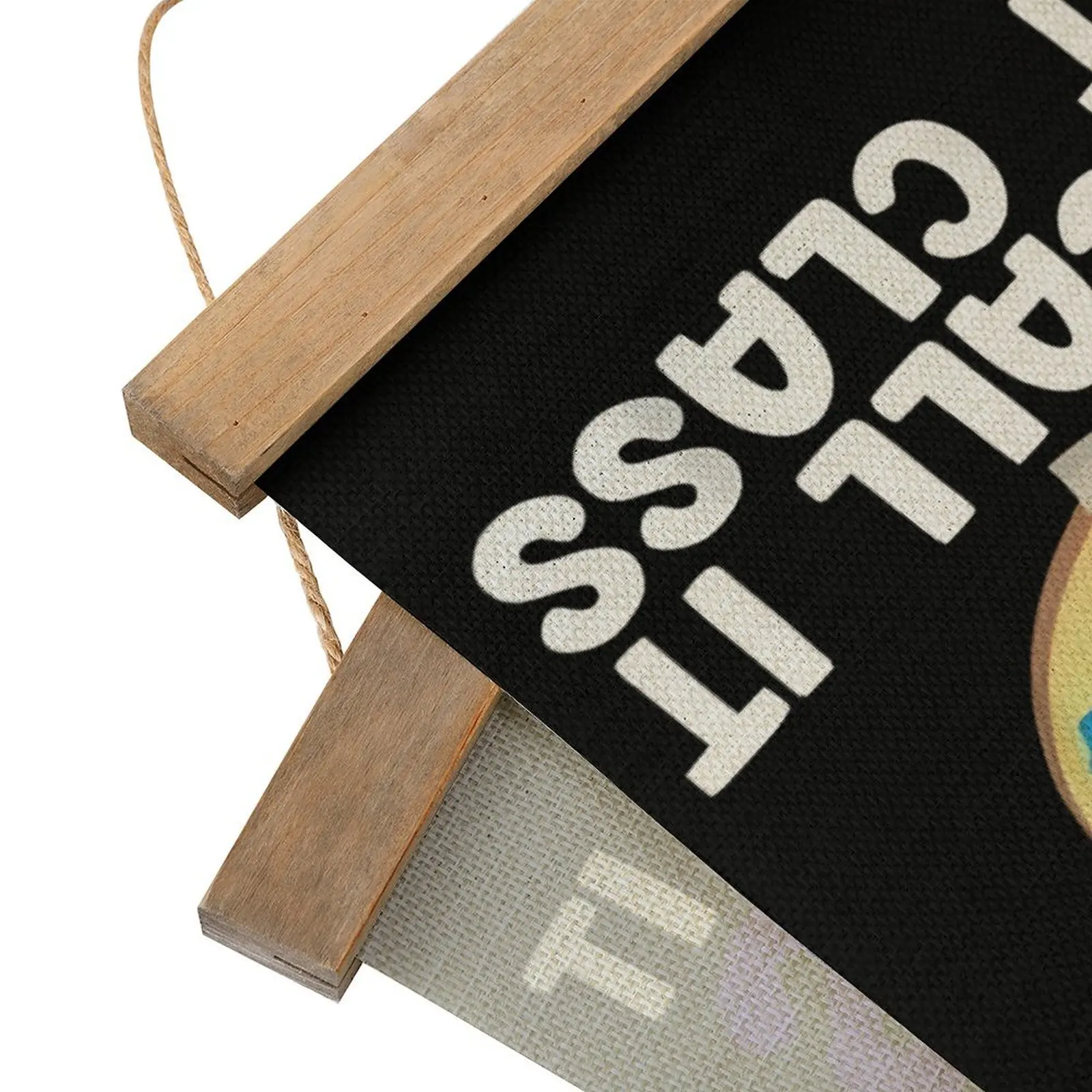 الفن فئة الفوضى الإبداع اللوحة فندق الجدار الديكور الكتان معلقة اللوحة خمر الفكاهة الرسم نمط شنق الصور #3