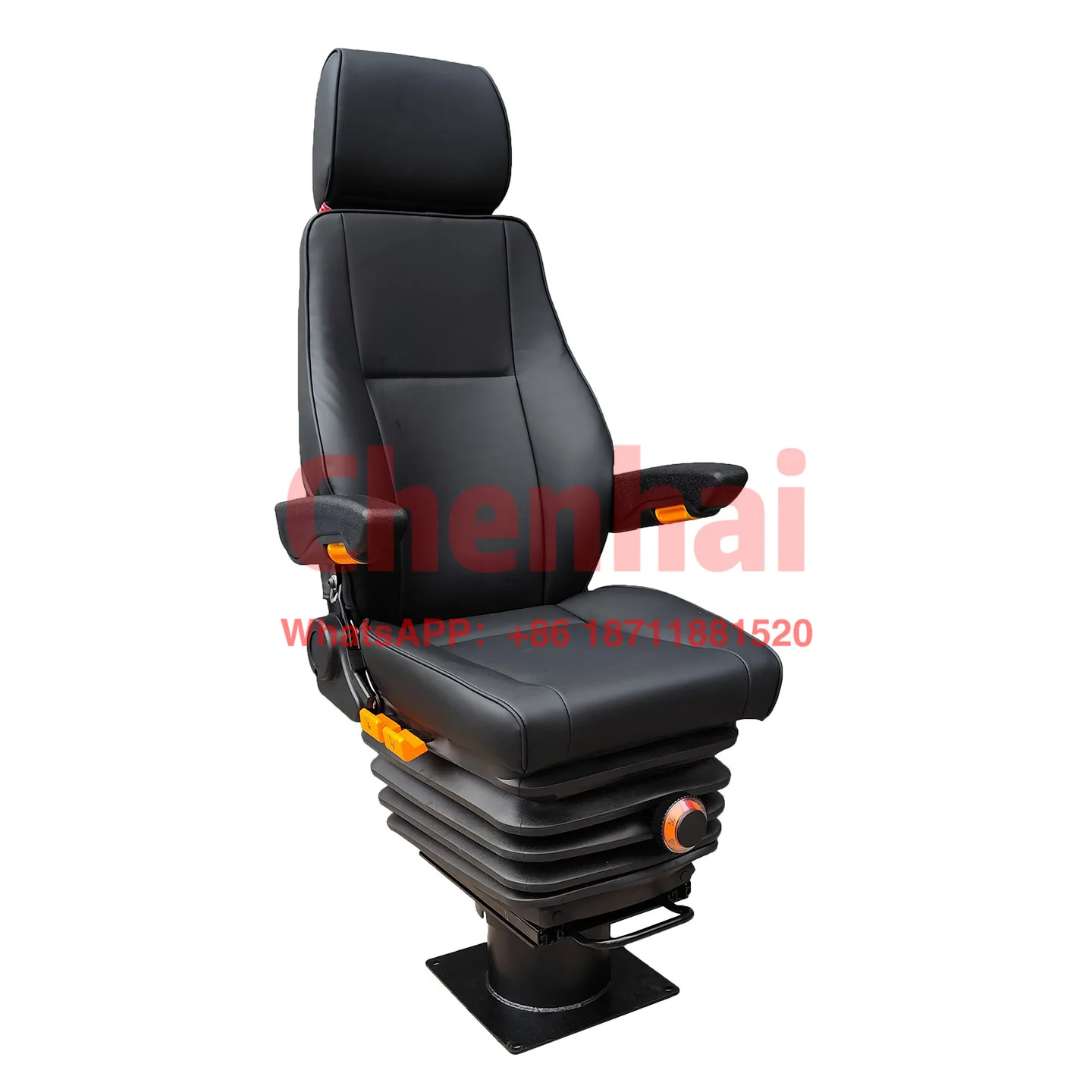 Customized Rail Transit Rotating Seat, Locomotive Cab Seat, Rail Locomotive Shock Absorption Lifting Seat