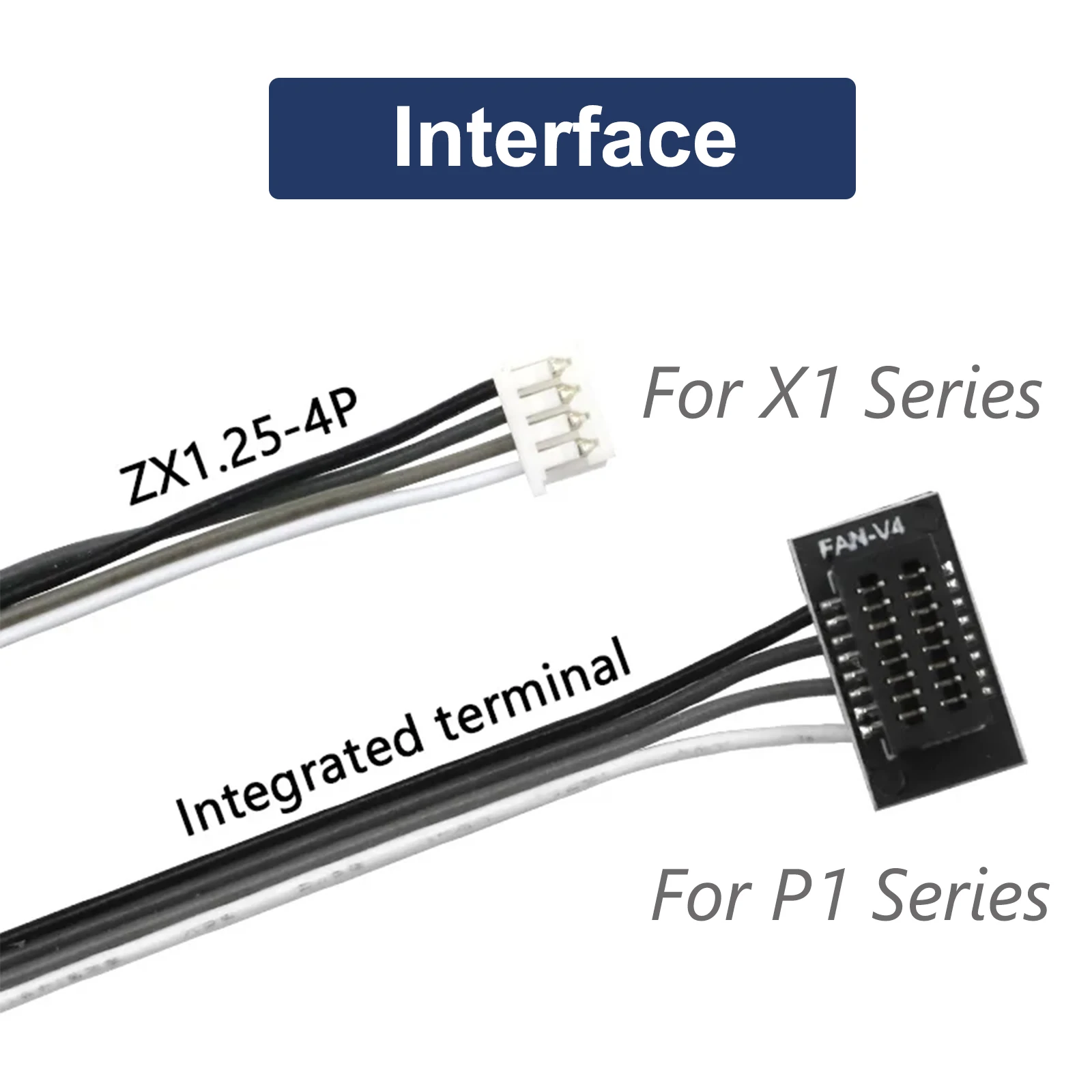 แบริง X1 X1C พัดลมไร้แปรงถ่าน, สำหรับ P1S พัดลมทำความเย็นร้อน P1P แล็บ Bambu 18000r พัดลมไร้แปรงสำหรับ Bambu P1 Bambu X1C Combo