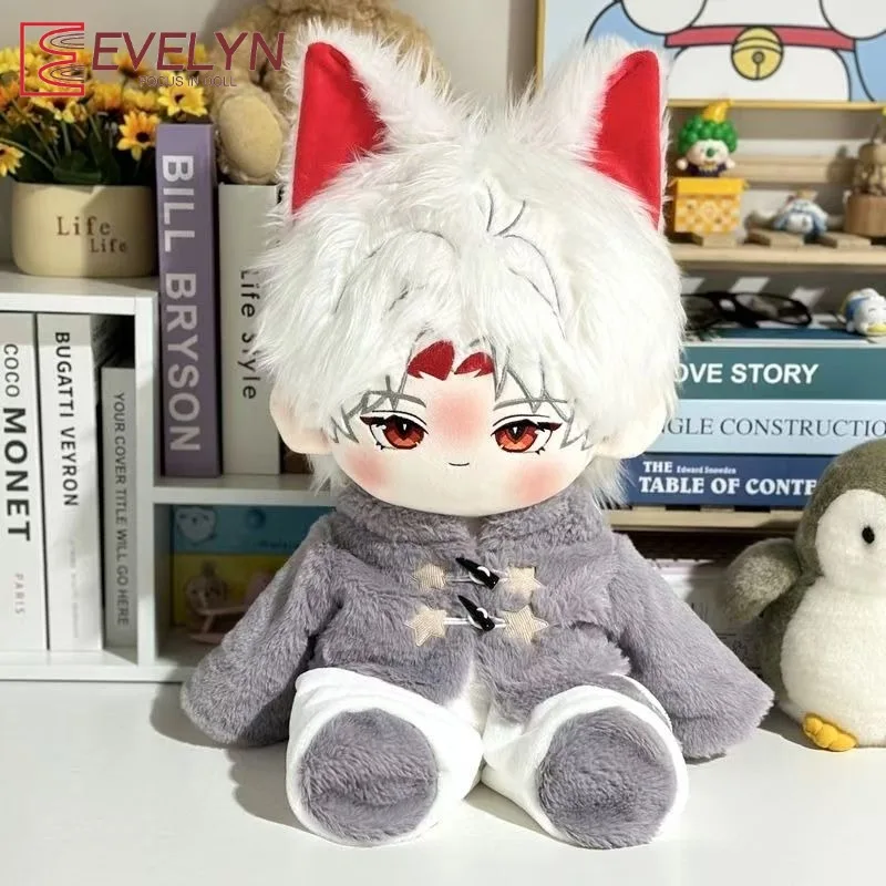 Evelyn 40cm Cotton Doll Clothes Sitting Posture Cotton Doll Cute Jumpsuit 40cm Plush Doll Accessories