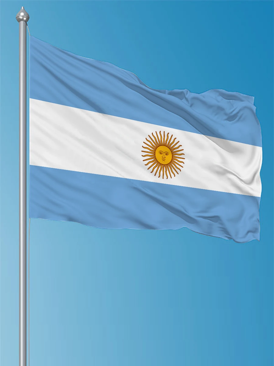 3X5Fts 90X150cm Argentina Flag For Decoration