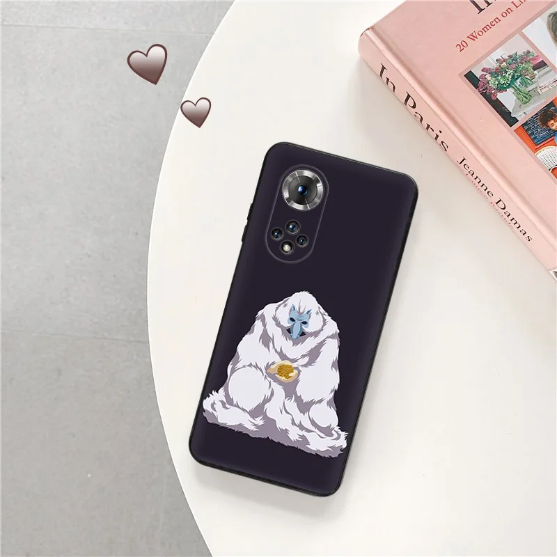 Silicone Black Phone Case for Honor x8b Magic5 x9 x7 b x6 x8 a 90 70 8x x8a x7b Inuyasha Cartoon Pixel 6a 7a 8a 7 6 8 Pro Cover