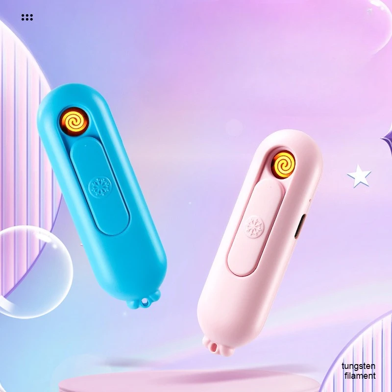 New Compact and Portable Mini Tungsten Cigarette Lighter with USB Charging Silent and Compact Lighter Cigarette Accessories