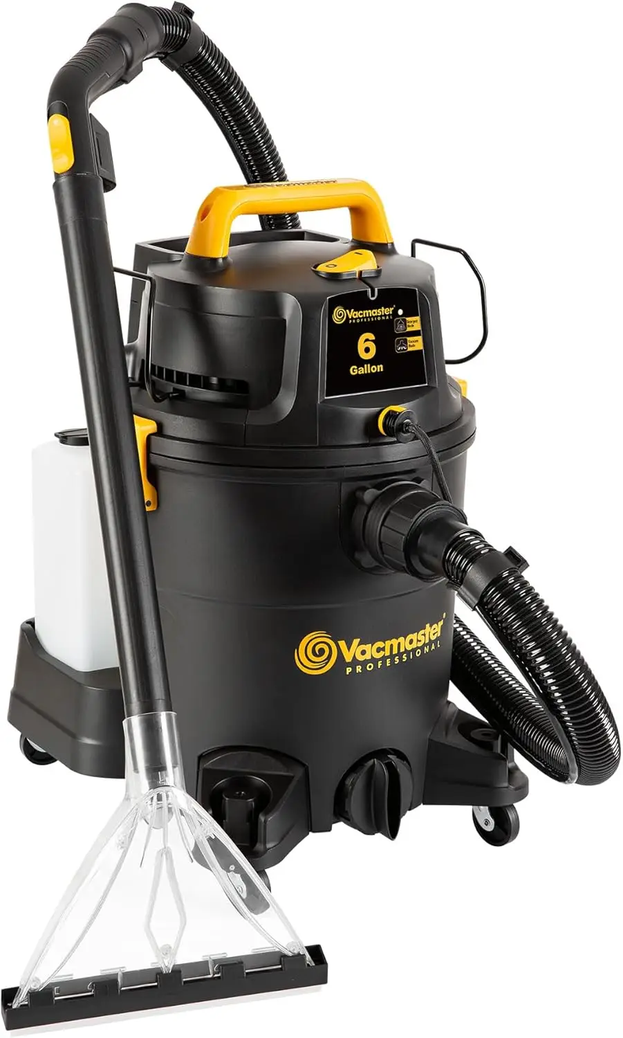 6 Gallon Wet Dry Vacuum Cleaner with Shampoo Function, 5.5 HP for Carpets and Upholstery