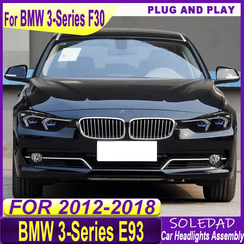 

Car Headlights For BMW 3 Series F30 F35 2013 2014 2015 2016 2017 2018 LED Lamps Daytime Running Lights Dynamic Car Accessories