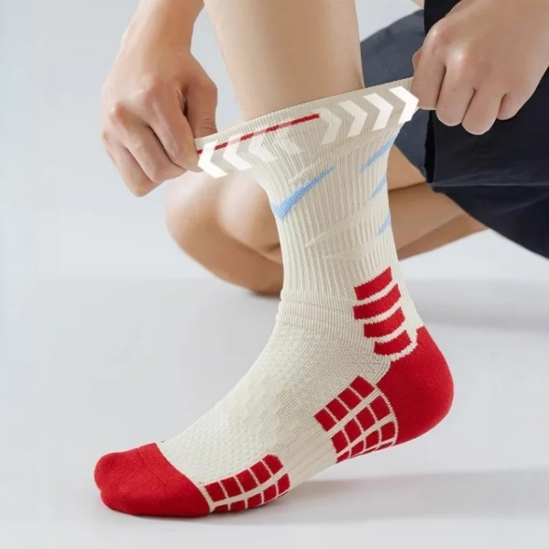 Elite Sportsocken für Herren und Damen, Stoßdämpfung, Basketball, Radfahren, Marathon, Laufen, Handtücher, Sohle, geruchsdicht, schweißabsorbierend – Detail 7
