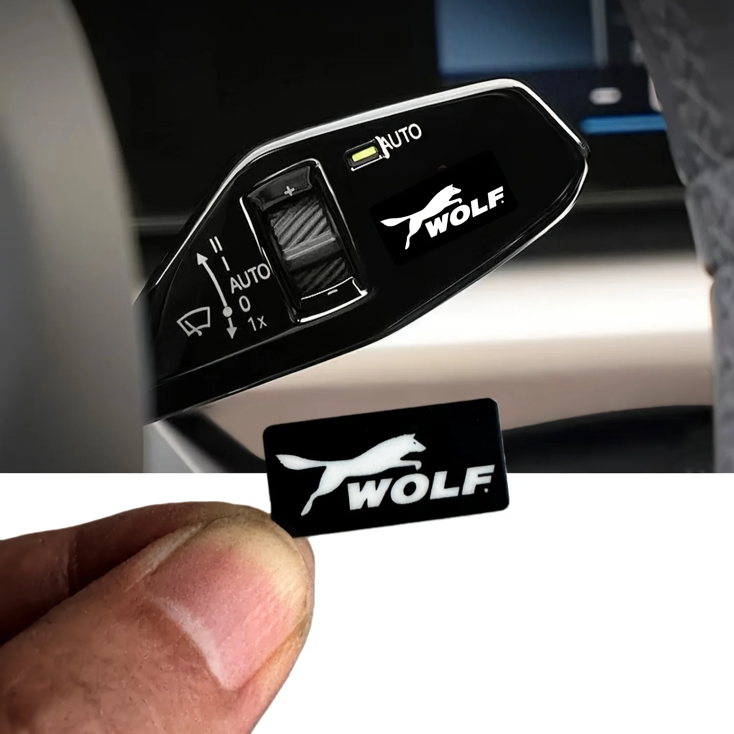 Wolf Sports Car Badge Car Decal Decorative Sticker | PVC Material, Suitable for All Models of Universal Car Stickers
