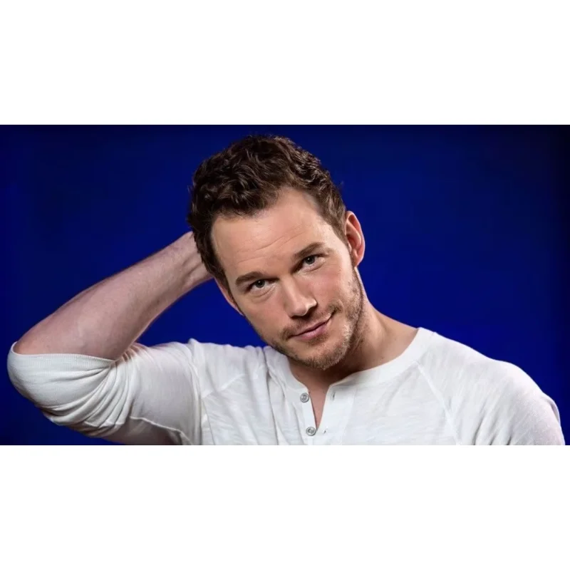 Home Decor Chris Pratt Actor Star-Silk Art Poster Wall Sicker Decoration Gift