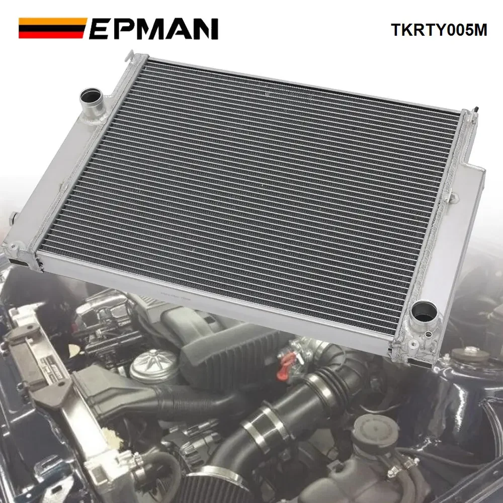 EPMAN Racing For 1988-1999 BMW E36 E30 Z3/325i/320i/323i/328i M3 MT 2 Row Performance Aluminum Radiator TKRTY005M