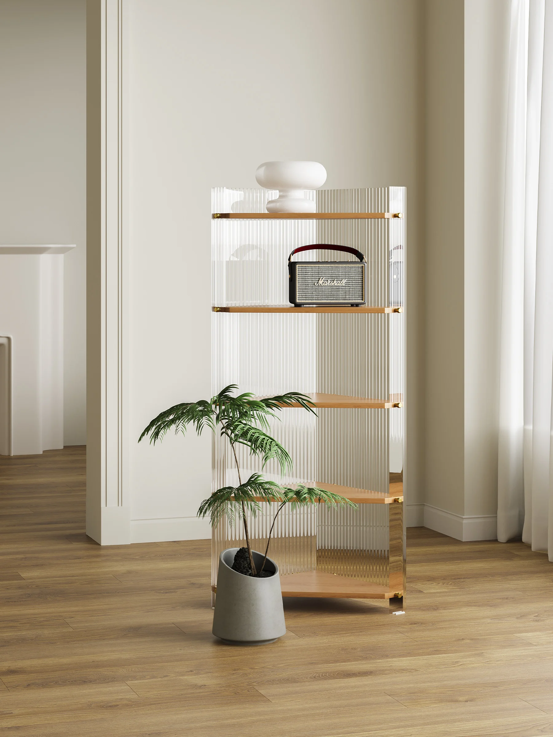 Minimalist Instagram Wall Triangle Storage Rack Multi functional  Cabinet Commercial Home Atmosphere Furniture