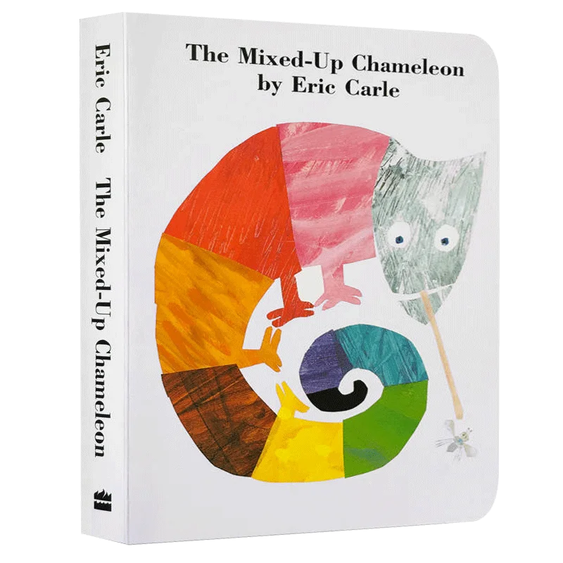 The Mixed-up Chameleon, Eric Carle, Baby Children's books aged 1 2 3, English picture book, 9780694011476