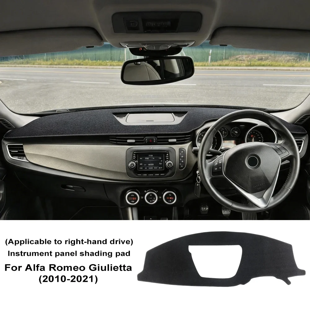 For Alfa Romeo-Giulietta Hatchback 940 2010 2011 2012 2013 2014 2015 2016 2017 2018 2019 2020 2021 Summer Car Dashboard Mat