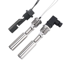 Stainless Steel Float Switch Tank Liquid Water Level Sensor Flow Sensor Level Gauge M10 G1/2' Thread With Hoffman Connector