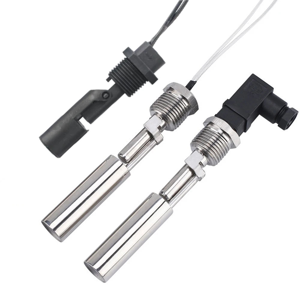 Stainless Steel Float Switch Tank Liquid Water Level Sensor Flow Sensor Level Gauge M10 G1/2' Thread With Hoffman Connector