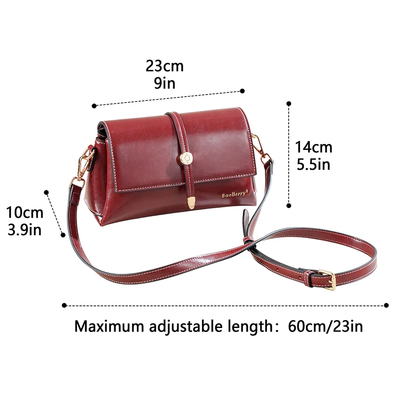 Baellerry Shiny Faux Leather Small Square Bag For Women Retro Style Handbag With Gold Buckle For Daily Work School Shopping