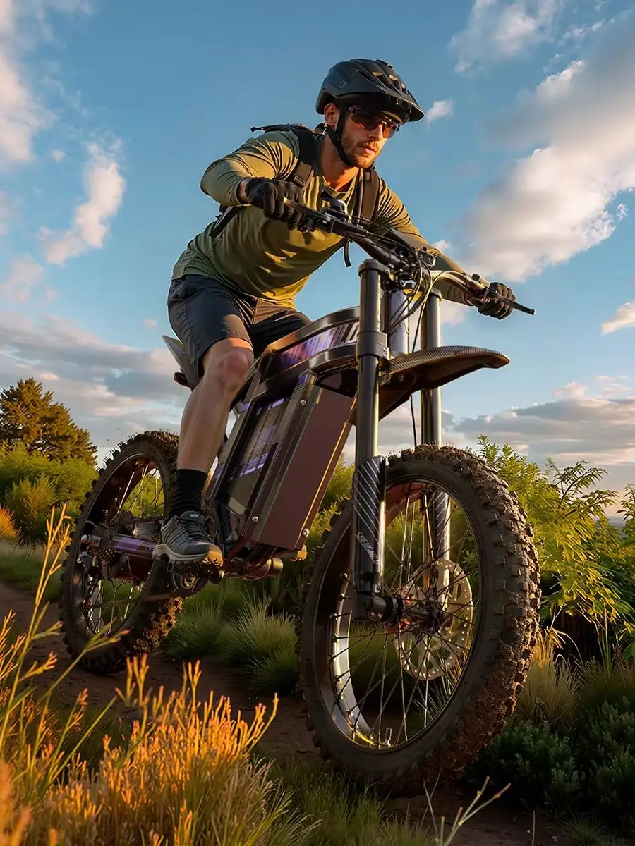AliExpress Shengmilo S900 Pro Electric Bike For Adult 60V 35Ah Battery Electric Mountain Bike 19*2.75 Inch Electric Dirt Bike