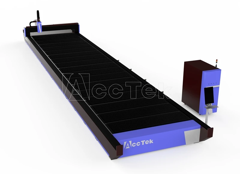 ACCTEK Factory Price 2000*12000mm Cnc Laser Cutting Machine 6000w 12kw Fiber Laser Cutter Machine Cutting Stainless Mild Steel