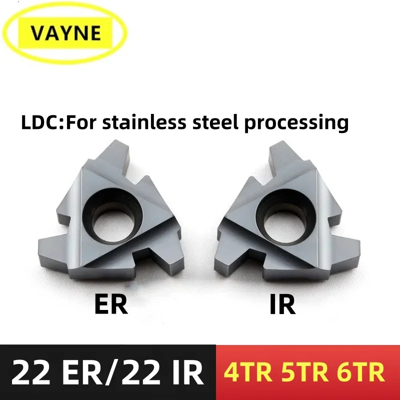 5PCS 22ER 22IR 4TR 5TR 6TR LDA High quality Thread Turning Tool carbide Insert CNC lathe tool Cutting Thread Insert