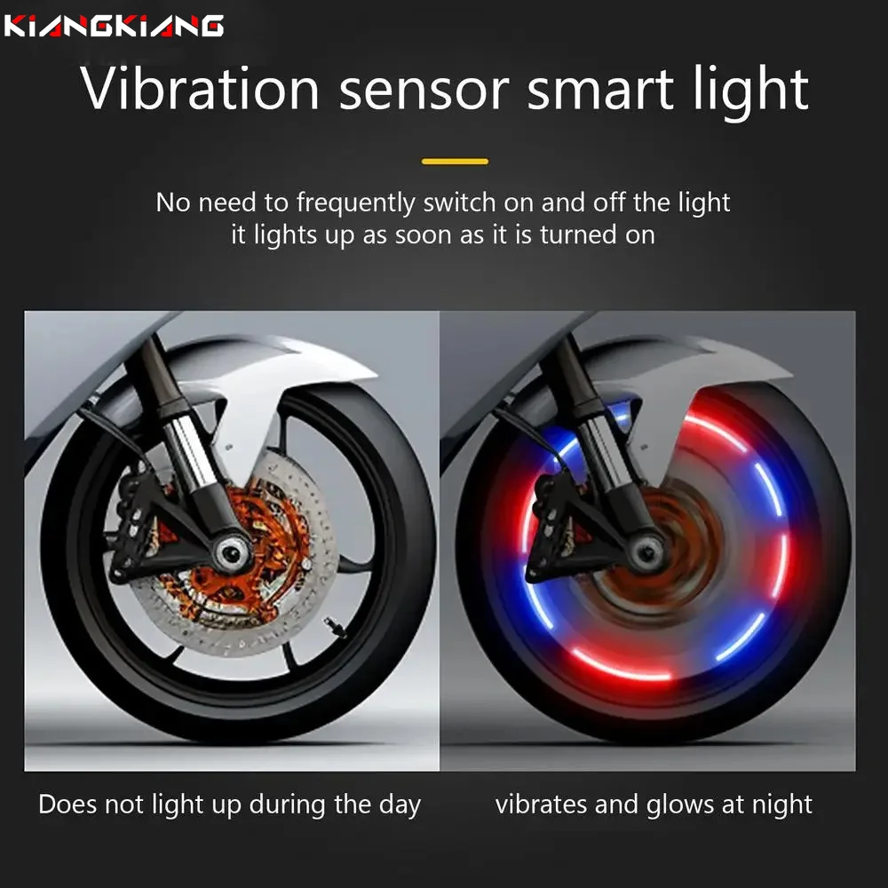 LED Wheel Valve Light Universal Dustproof Tire Valve Cap Lamp Car Air Valve Cap Light For Motorcycles Bicycles Electric Vehicles