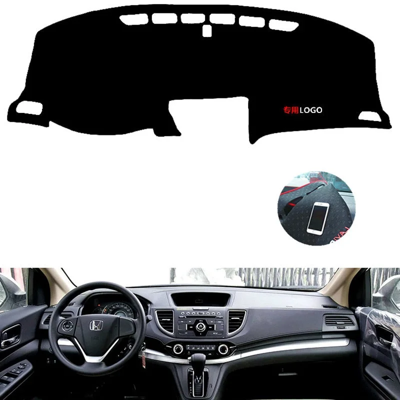 For Honda CRV 2012 2013 2014 2015 2016 Left Right Hand Drive Non Slip Dashboard Cover Mat Sunshade Carpet Car Accessories