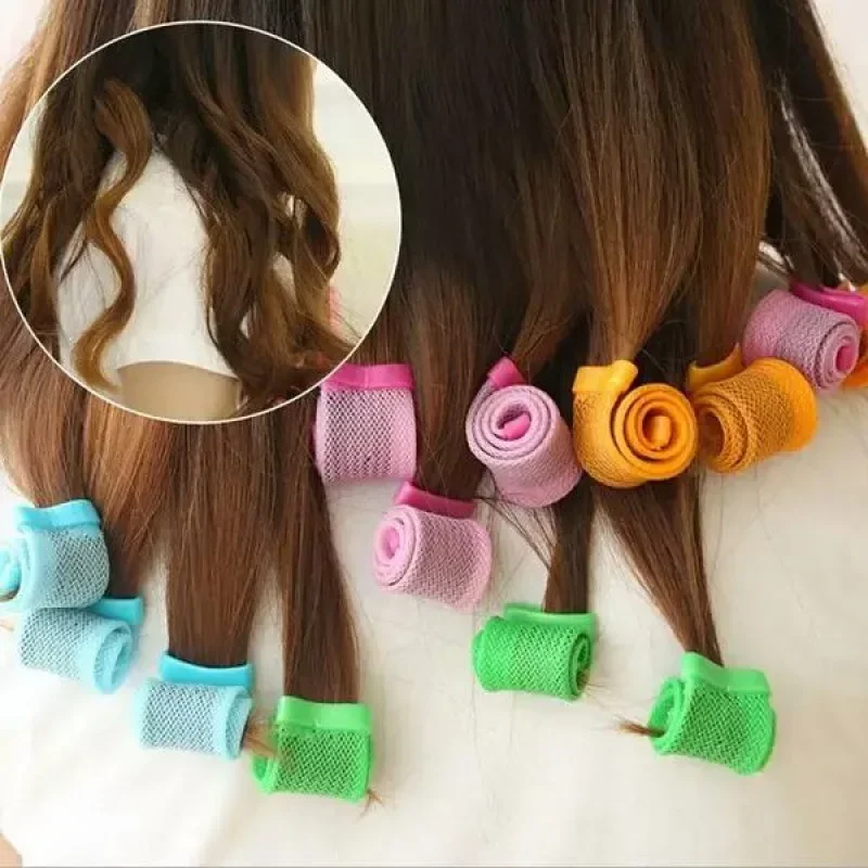 

20pcs Fluffy Hair Roots Perm Roll Invisible Height Increasing Seamless QQ Hair Rollers Magic Curler DIY Non-Damage Styling Tools