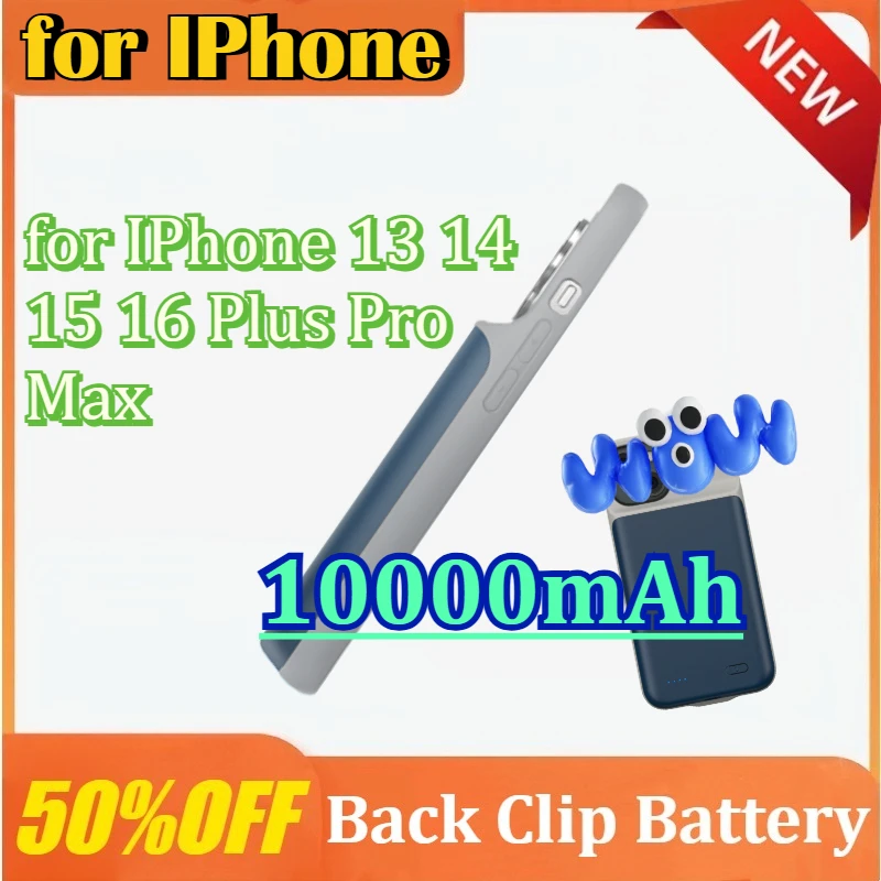 

10000mAh Battery Charger Cases for IPhone 13 14 15 16 Plus Pro Max Battery Power Bank Charging Case portable charger