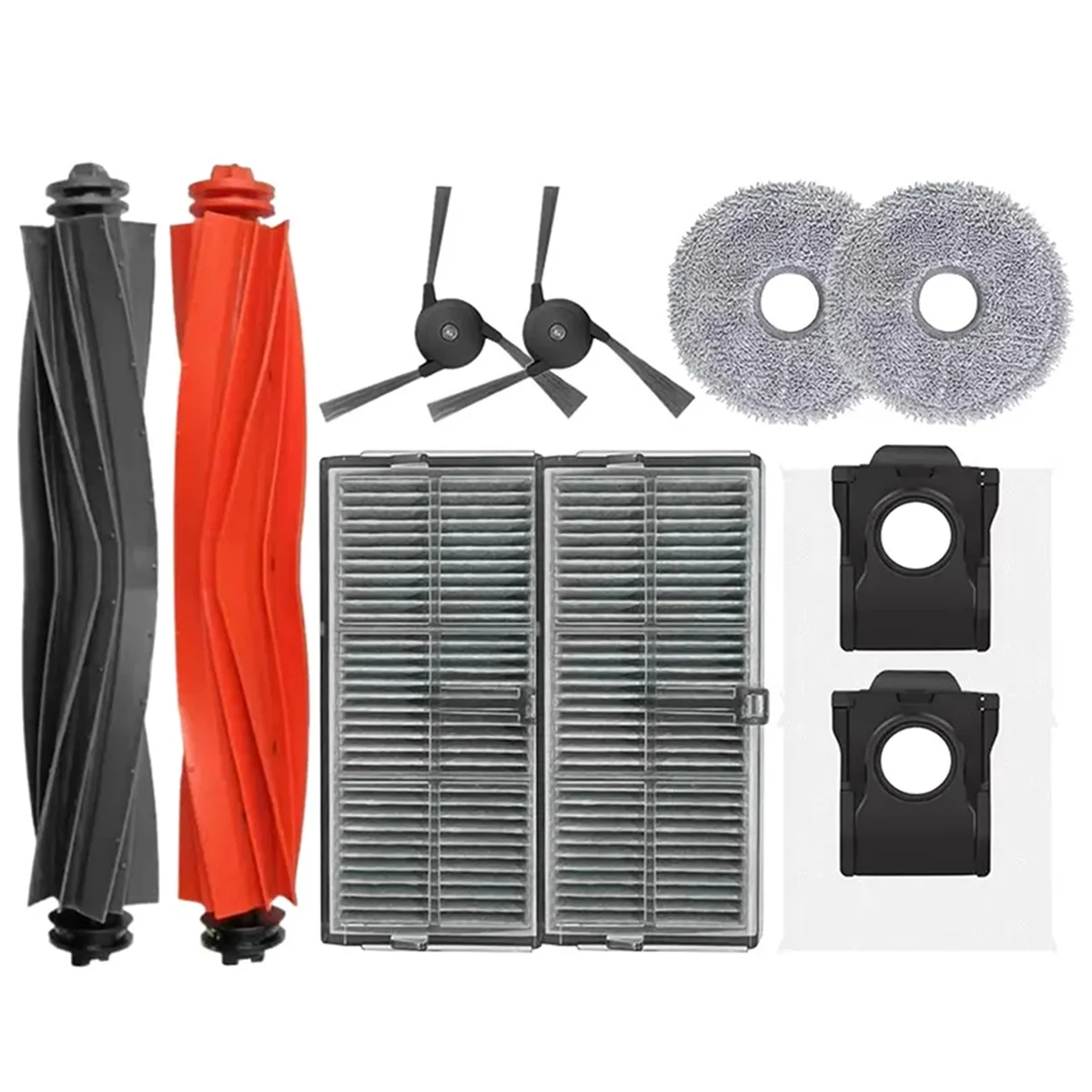 Top-rAccessories for Dreame X40 Pro ウルトラロボット掃除機メインサイドブラシ Hepa フィルターモップダストバッグ交換