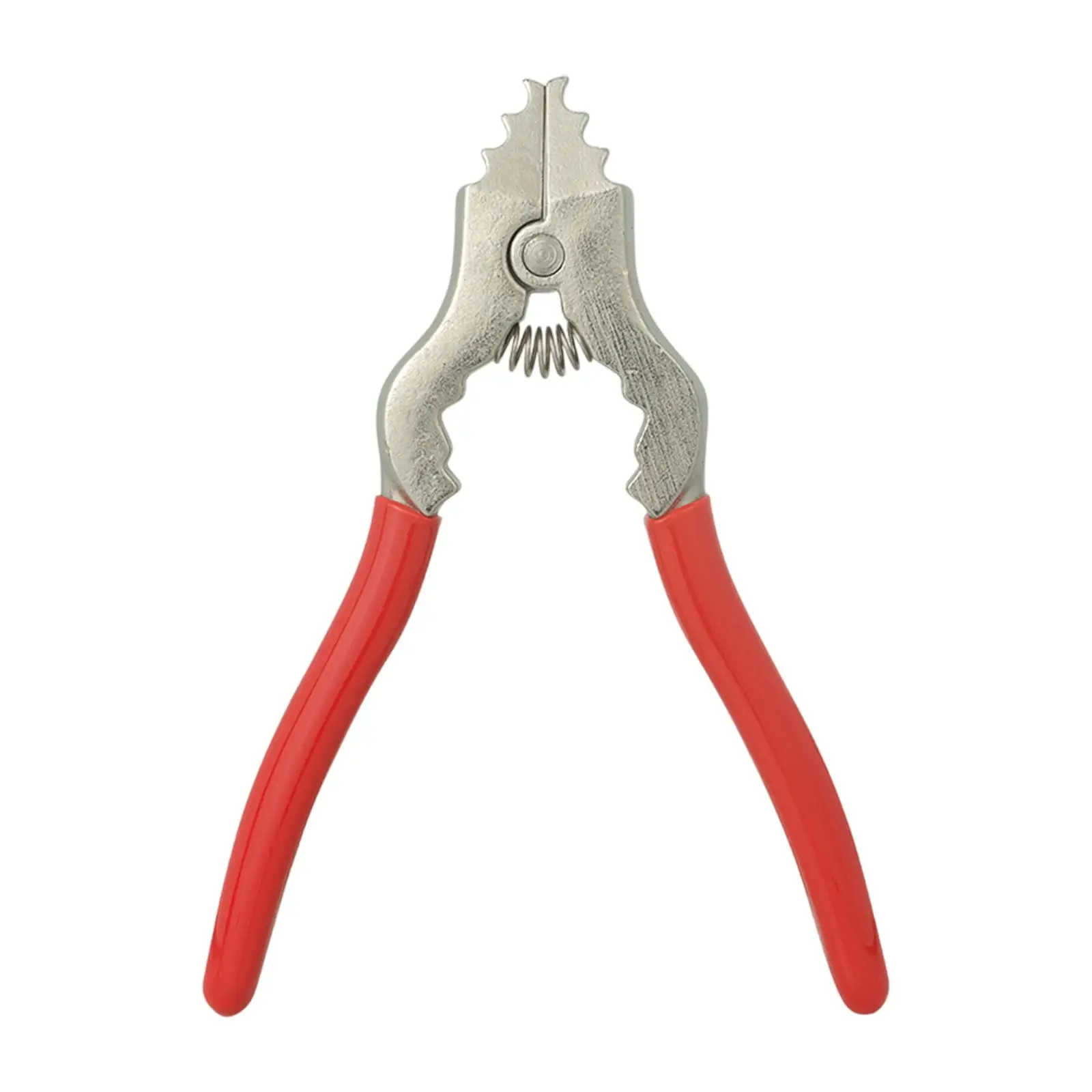 Lighting Fixture Chain Pliers Metal Manual 7 Inches for Lighting Chandeliers Spring Loaded Chain Opening and Closing Pliers Red