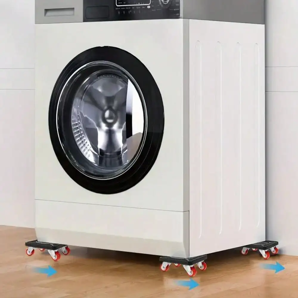 محرك الأثاث عالي التحمل ذو 4 عجلات - سعة 880 رطل، مجموعة أدوات نقل عمود التمديد