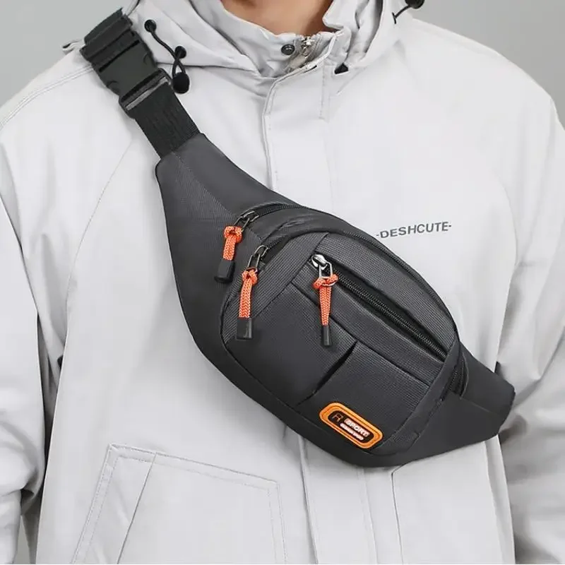 

Men's and women's large capacity crossbody chest bag portable multi-functional mobile phone bag