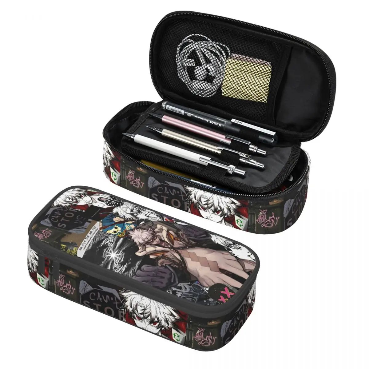 

Gachiakuta Manga Rudo Accessories Pen Box Large-capacity Office Supplies Zanka Riyo Enjin Pencilcase Birthday Gift