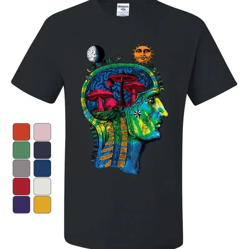 Cosmic Psychic Transcend TShirt Psychedelic Trippy Weird Space Tee Shirt