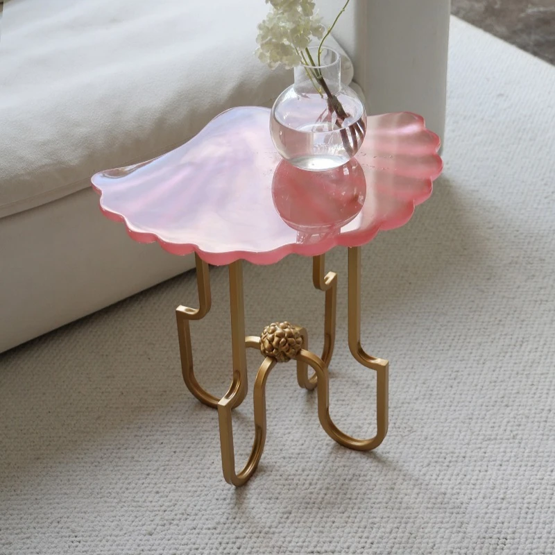 Medieval style resin shell small edge porch sofa bedside hotel balcony corner
