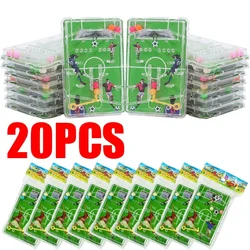 20pcs Football Maze Games Boy Favor Pinball Game Board Early Educational Soccer Shooting Pattern Toy Kids Birthday Party Gift