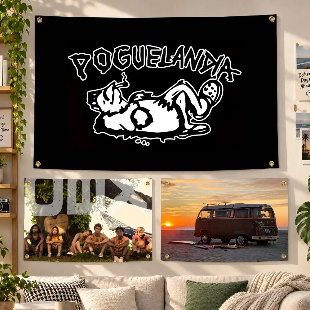 Series Outer Banks Teen Flags Personalized Banner Flag Room Dorm Camping Picnic Garage Bar Outdoor Wall Decor