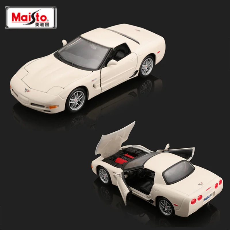 

Maisto 1:24 Chevrolet Corvette Z06 Alloy Sports Car Model Diecasts Metal Classic Racing Vehicles Car Model Simulation Kids Gifts
