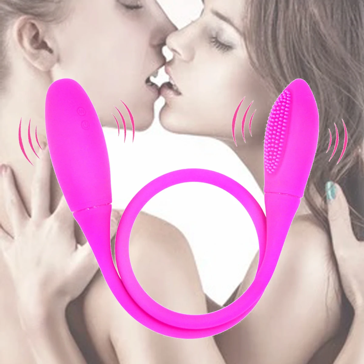 Double Head Vibrating Toy 2Bullet Vibrators Penetration Silent Women Clitoris Powerful Big Plug Anal18 Soft Masturbator Sex Toys