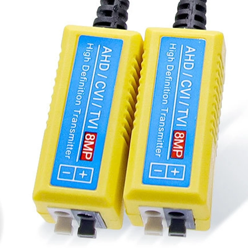BNC Video Balun Transceiver for Surveillances Wiring and Camera Line Setups