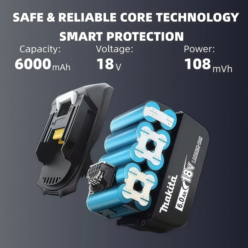 Genuine Makita 18V Battery 6Ah