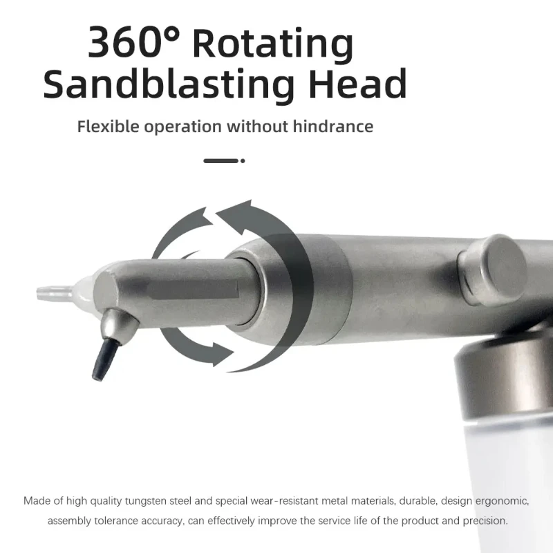 

Dental Alumina Sandblasting Gun Aluminum Oxide Micro Blaster Polisher 2/4hole Dentistry Tools