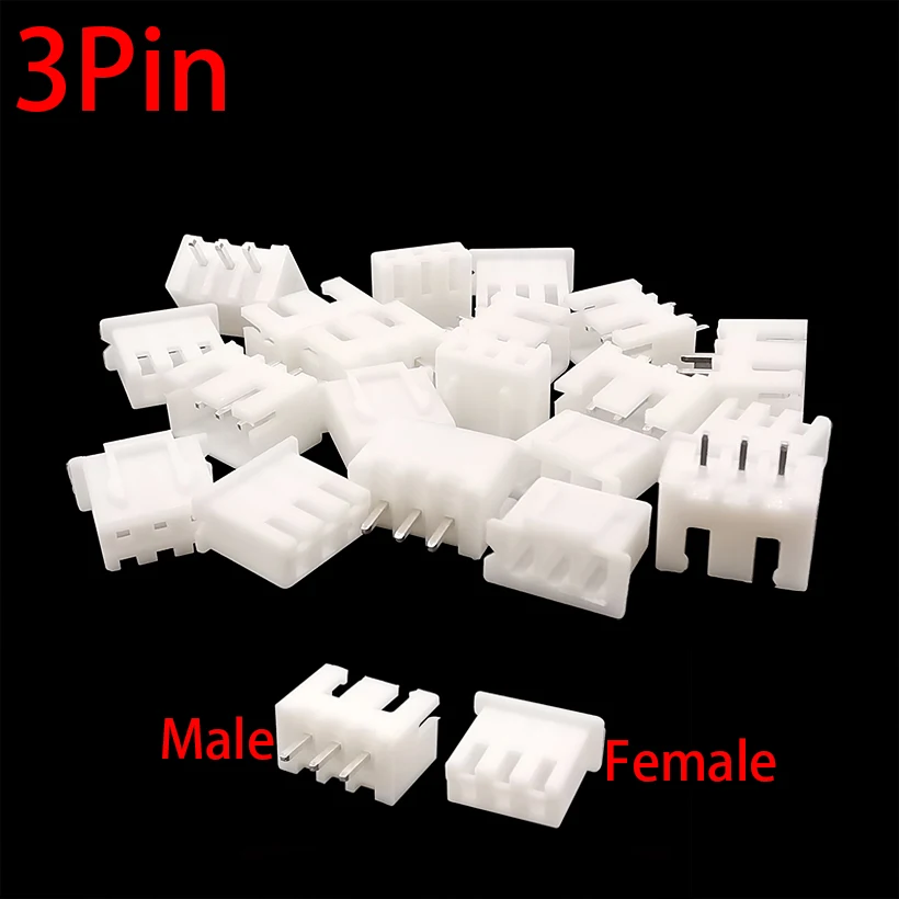 100 Stücke JST XH2.54 2/3/4/5 Pin Terminals Kunststoff Shell Stecker + Buchse Draht Stecker XH 2,54 2P 3P 4P 5P